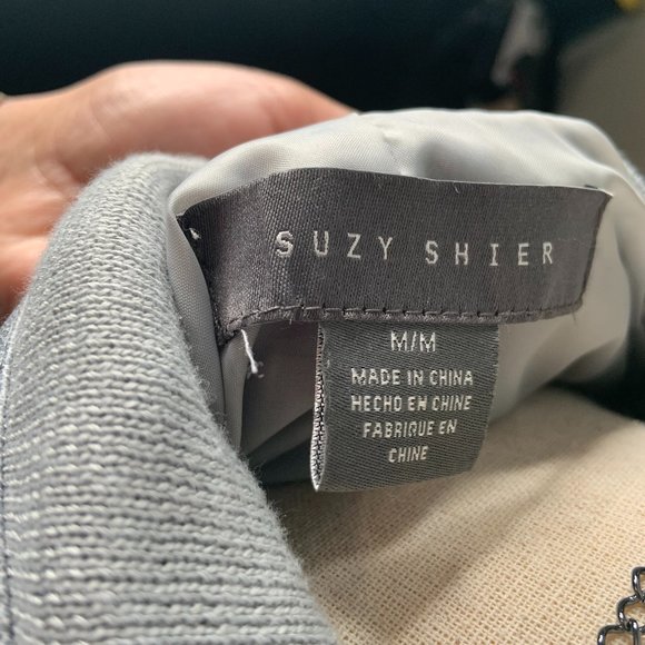 Zip Front Faux-Leather Ribbed Jacket - Picture 5 of 7